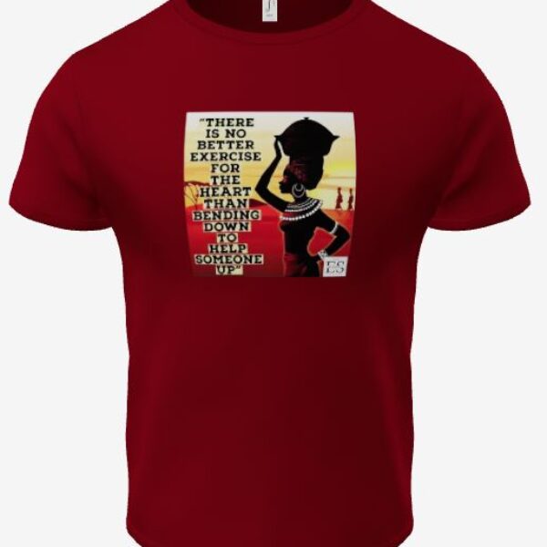 t-shirt eba salomon 13 vert bordeau