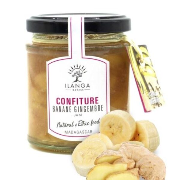 Confiture Banane Gingembre 220g