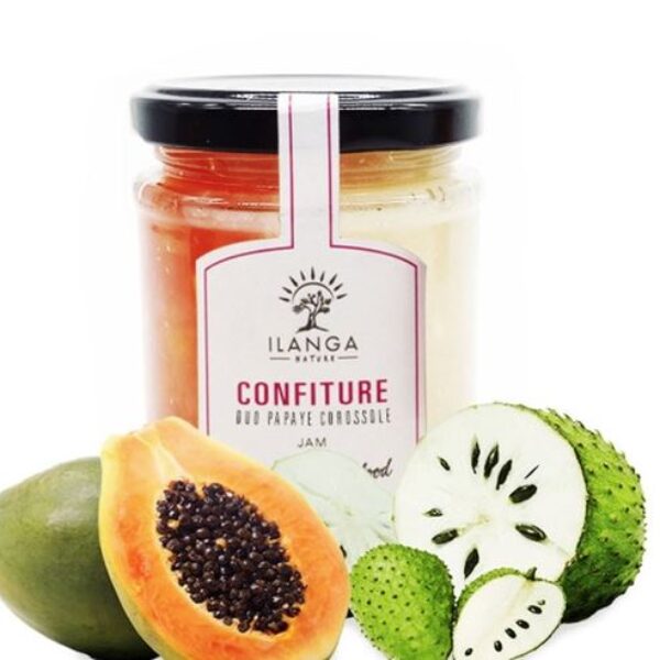 Confiture DUO Corossol & Papaye 220g