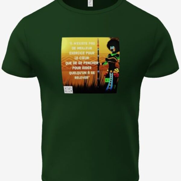 t-shirt eba salomon 9 vert foncé