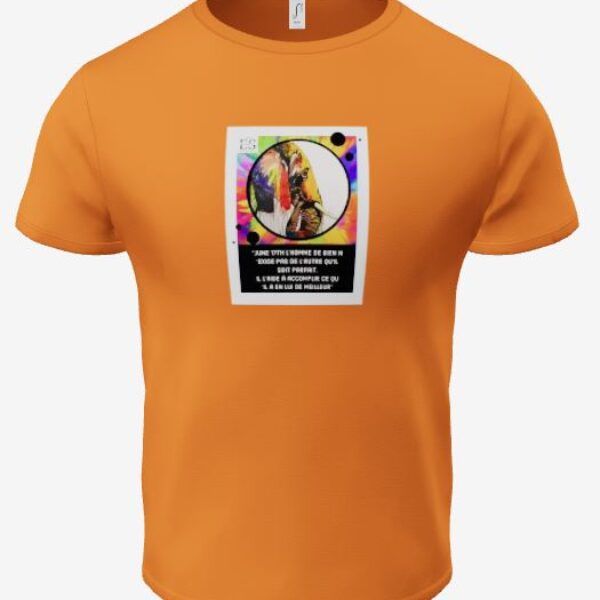 t-shirt eba salomon 17 orange