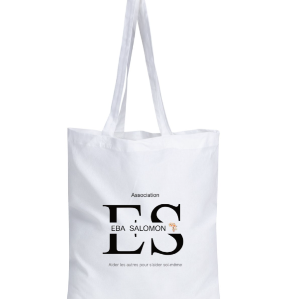 TOTE BAG EBA SALOMON BLANC