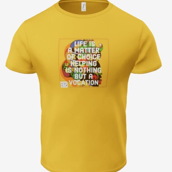 t-shirt eba salomon 19 jaune