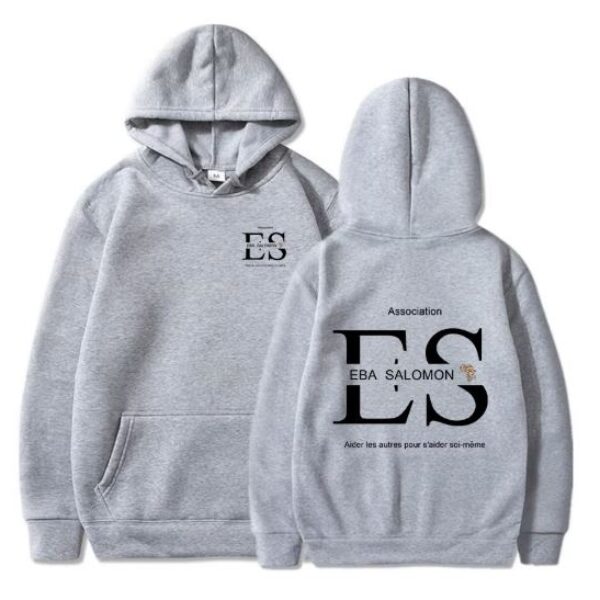 hoodie gris eba salomon