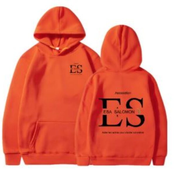hoodie orange eba salomon